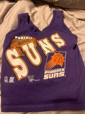 Vintage Phoenix Suns Purple Graphic Tank Top Kids size S(4)